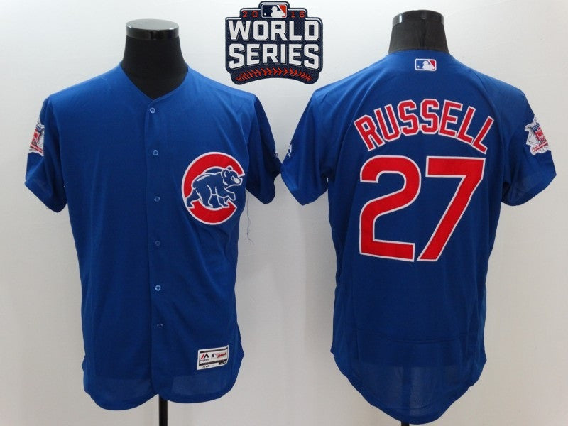 Addison Russell Chicago Cubs royal jersey