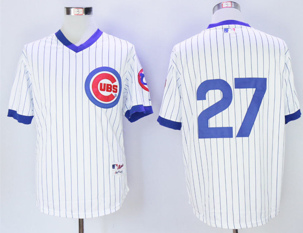 Addison Russell Chicago Cubs white jersey