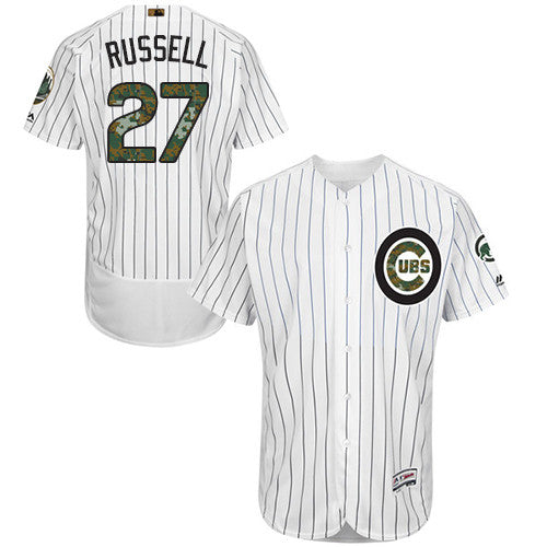 Addison Russell Chicago Cubs white jersey