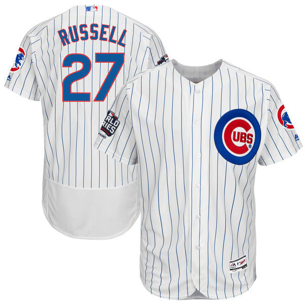 Addison Russell Chicago Cubs white jersey