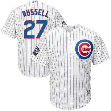 Addison Russell Chicago Cubs white jersey