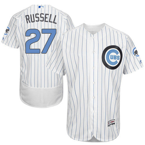Addison Russell Chicago Cubs white jersey