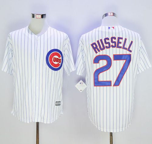 Addison Russell Chicago Cubs white jersey
