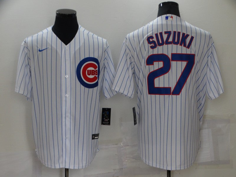 Seiya Suzuki Chicago Cubs white jersey