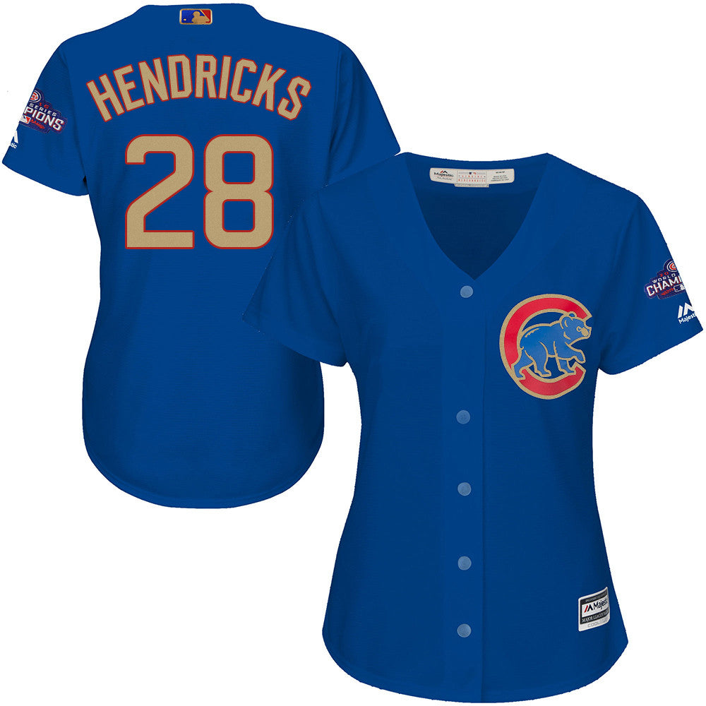 Kyle Hendricks Chicago Cubs blue jersey