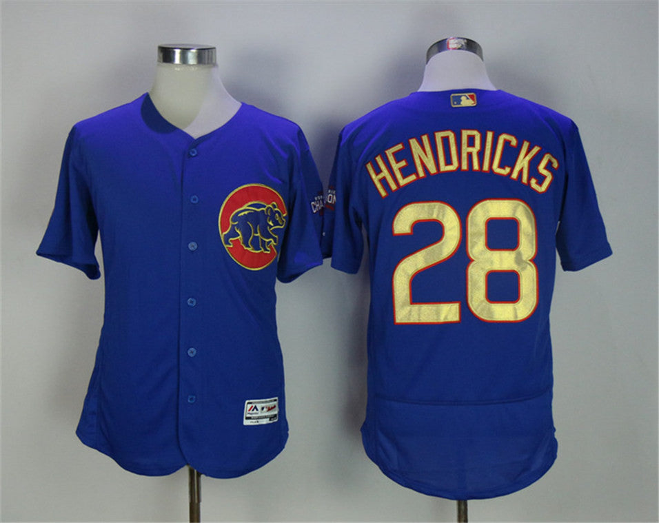 Kyle Hendricks Chicago Cubs blue jersey