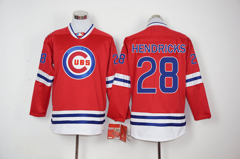 Kyle Hendricks Chicago Cubs red jersey