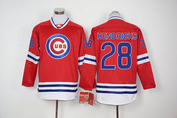 Kyle Hendricks Chicago Cubs red jersey