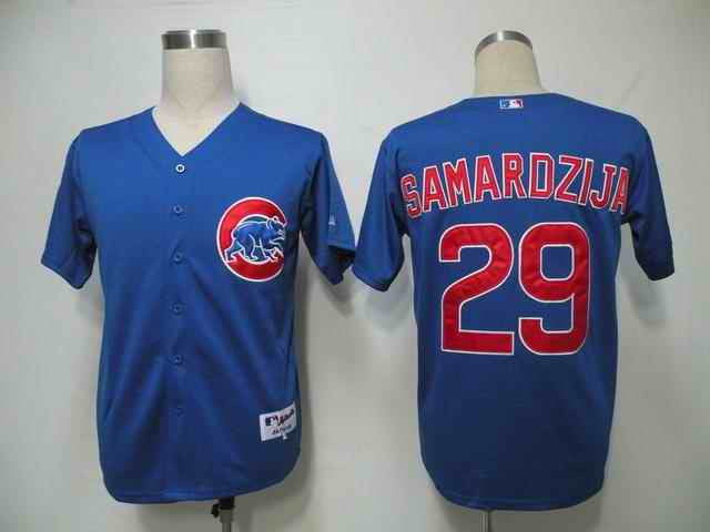 Samardzija Chicago Cubs blue jersey