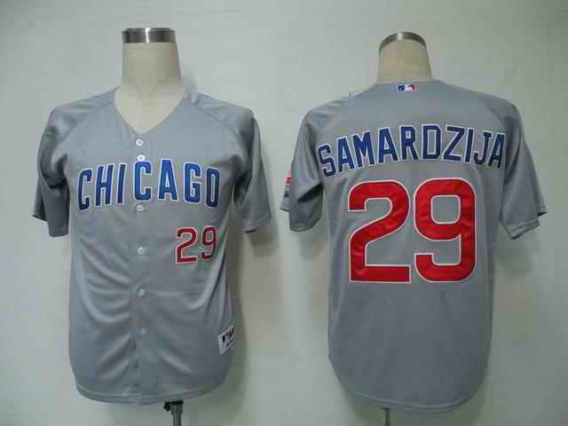 Samardzija Chicago Cubs grey jersey