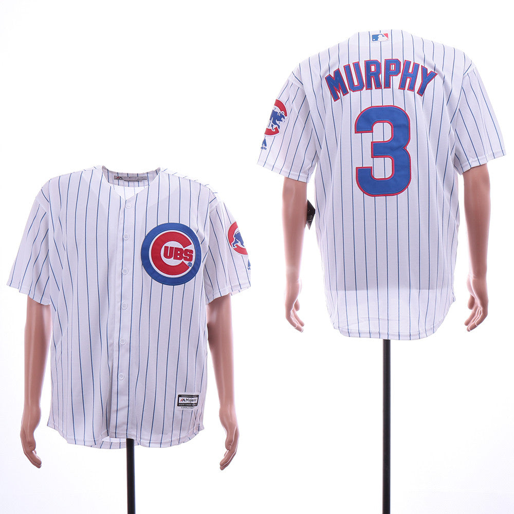 Daniel Murphy Chicago Cubs white jersey