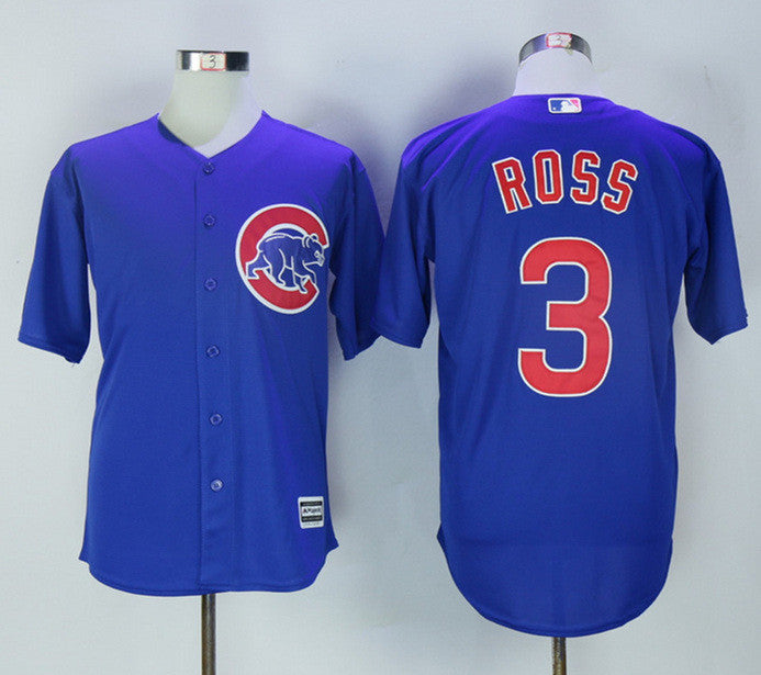 David Ross Chicago Cubs blue jersey