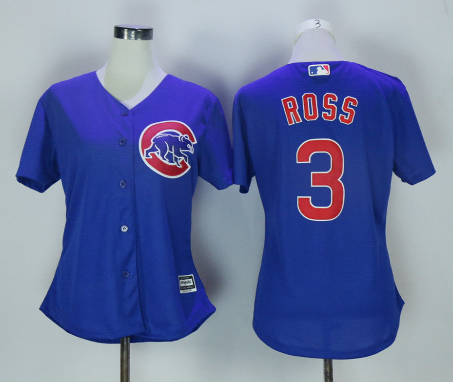 David Ross Chicago Cubs blue jersey