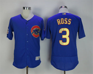 David Ross Chicago Cubs blue jersey