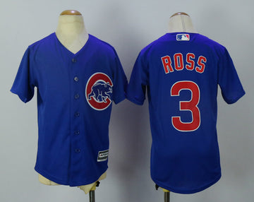 David Ross Chicago Cubs blue jersey