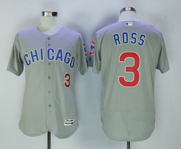 David Ross Chicago Cubs grey jersey