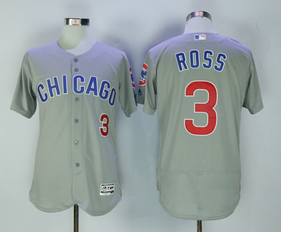 David Ross Chicago Cubs grey jersey
