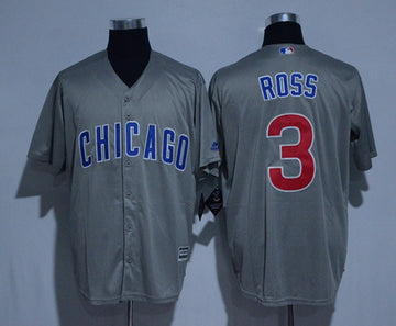 David Ross Chicago Cubs grey jersey