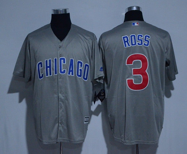 David Ross Chicago Cubs grey jersey
