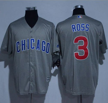 David Ross Chicago Cubs grey jersey