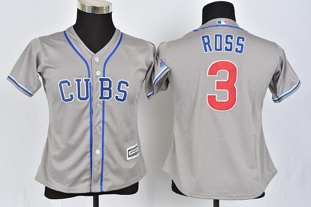 David Ross Chicago Cubs grey jersey