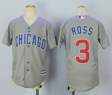 David Ross Chicago Cubs grey jersey