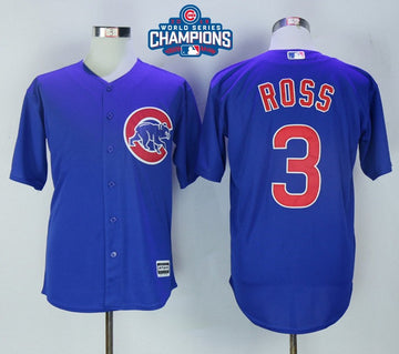 David Ross Chicago Cubs royal jersey