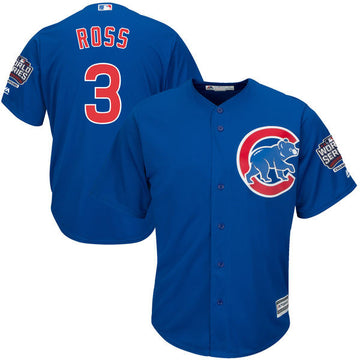 David Ross Chicago Cubs royal jersey