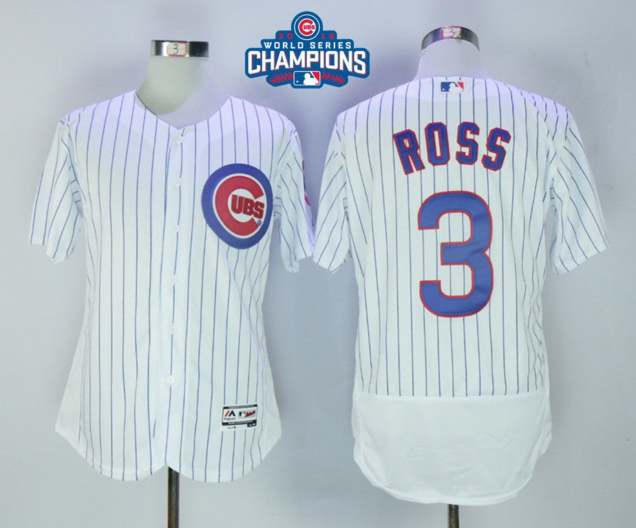 David Ross Chicago Cubs white jersey