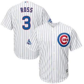 David Ross Chicago Cubs white jersey