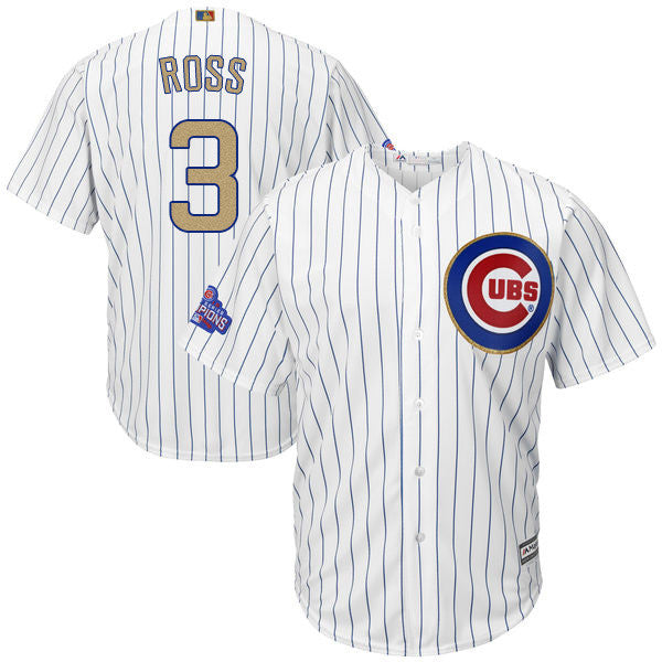 David Ross Chicago Cubs white jersey