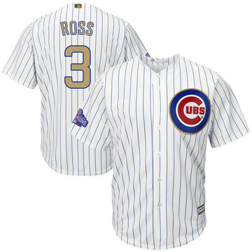 David Ross Chicago Cubs white jersey