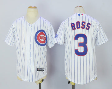 David Ross Chicago Cubs white jersey