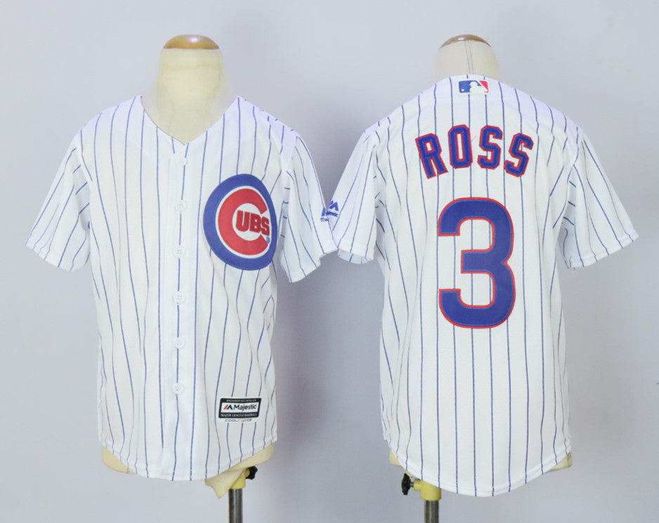 David Ross Chicago Cubs white jersey