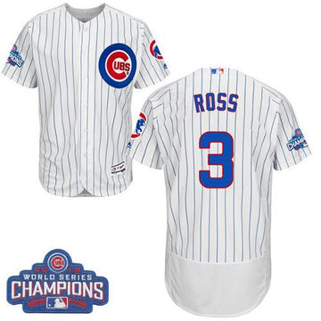 David Ross Chicago Cubs white Authentic jersey