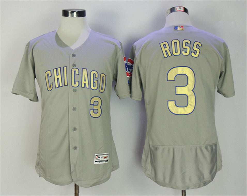 Davis Ross Chicago Cubs gray jersey