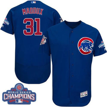 Greg Maddux Chicago Cubs blue Authentic jersey