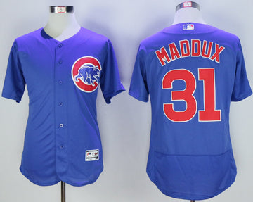Greg Maddux Chicago Cubs blue jersey