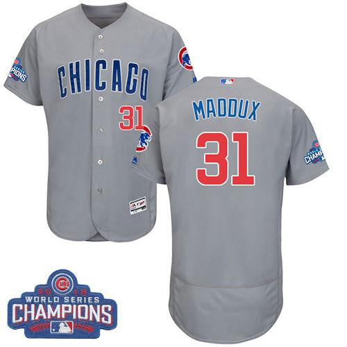 Greg Maddux Chicago Cubs grey Authentic jersey