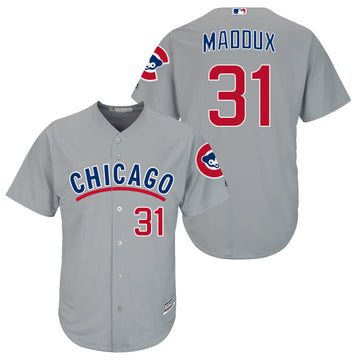 Greg Maddux Chicago Cubs grey jersey