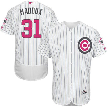 Greg Maddux Chicago Cubs white Authentic jersey
