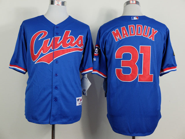 Maddux Chicago Cubs blue jersey