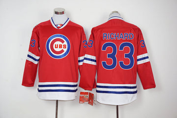 Clayton Richard Chicago Cubs red jersey