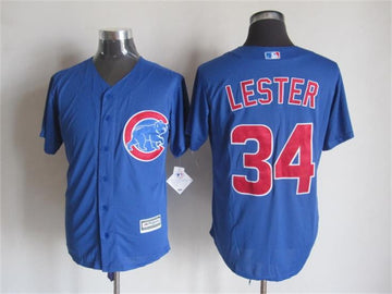 Jon Lester Chicago Cubs blue jersey