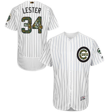 Jon Lester Chicago Cubs white jersey