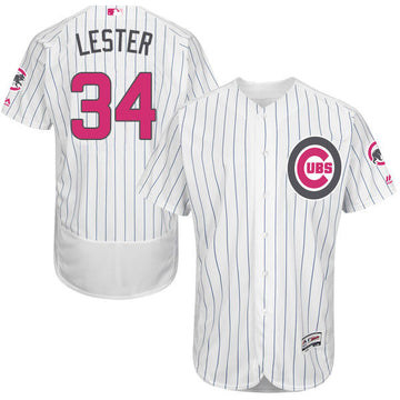 Jon Lester Chicago Cubs white jersey