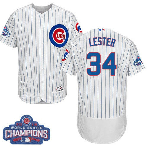 Jon Lester Chicago Cubs white jersey