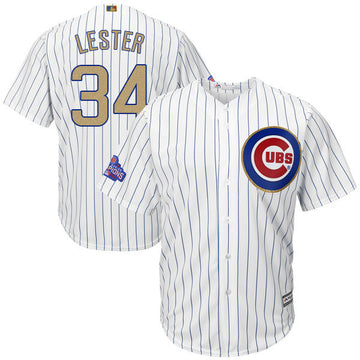 Jon Lester Chicago Cubs white jersey