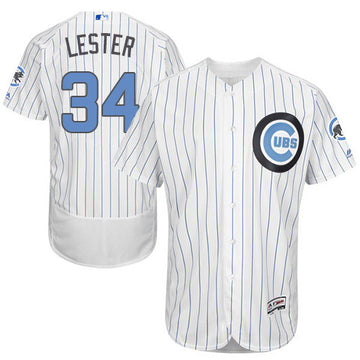 Jon Lester Chicago Cubs white jersey