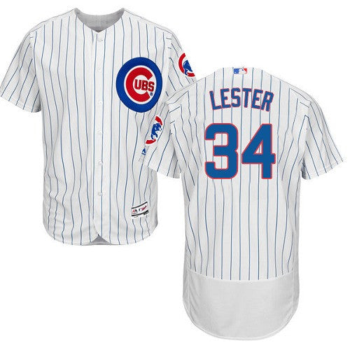 Jon Lester Chicago Cubs white jersey
